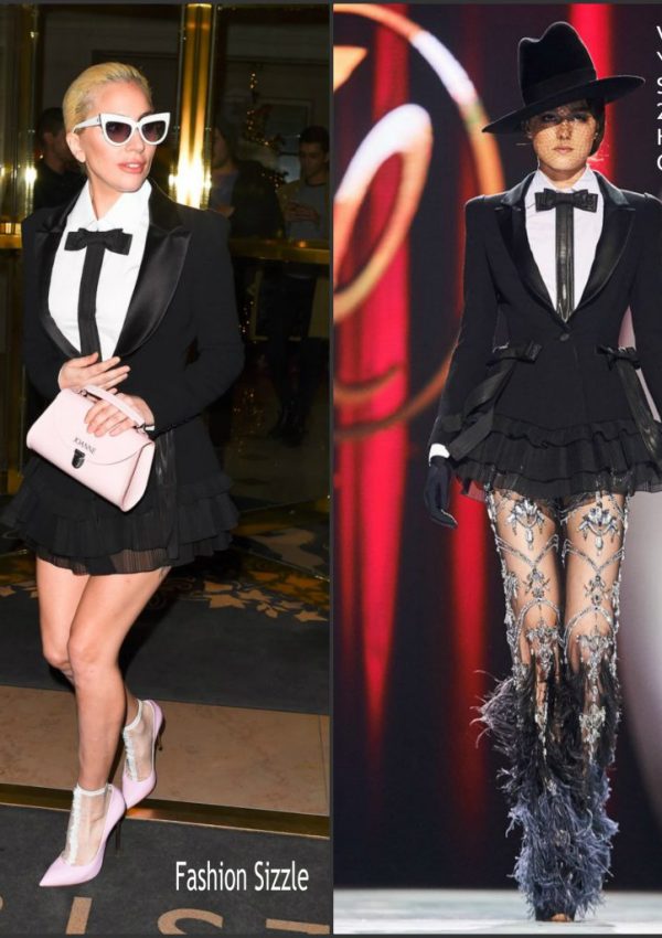 Lady Gaga wore In   Valentin Yudashkin  Leaving Her Hotel In Paris
