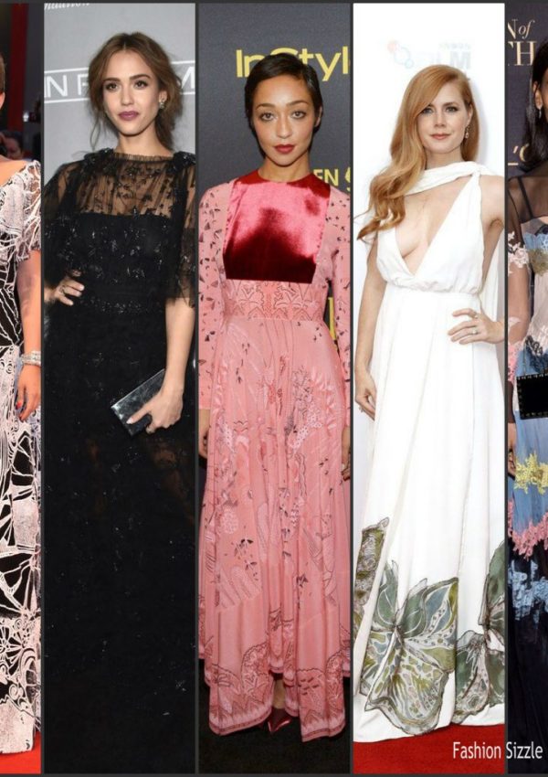 Celebrities wearing Valentino On The Redcarpet In 2016