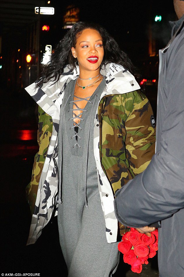 Rihanna arriving At Avenue Nightclub In New York