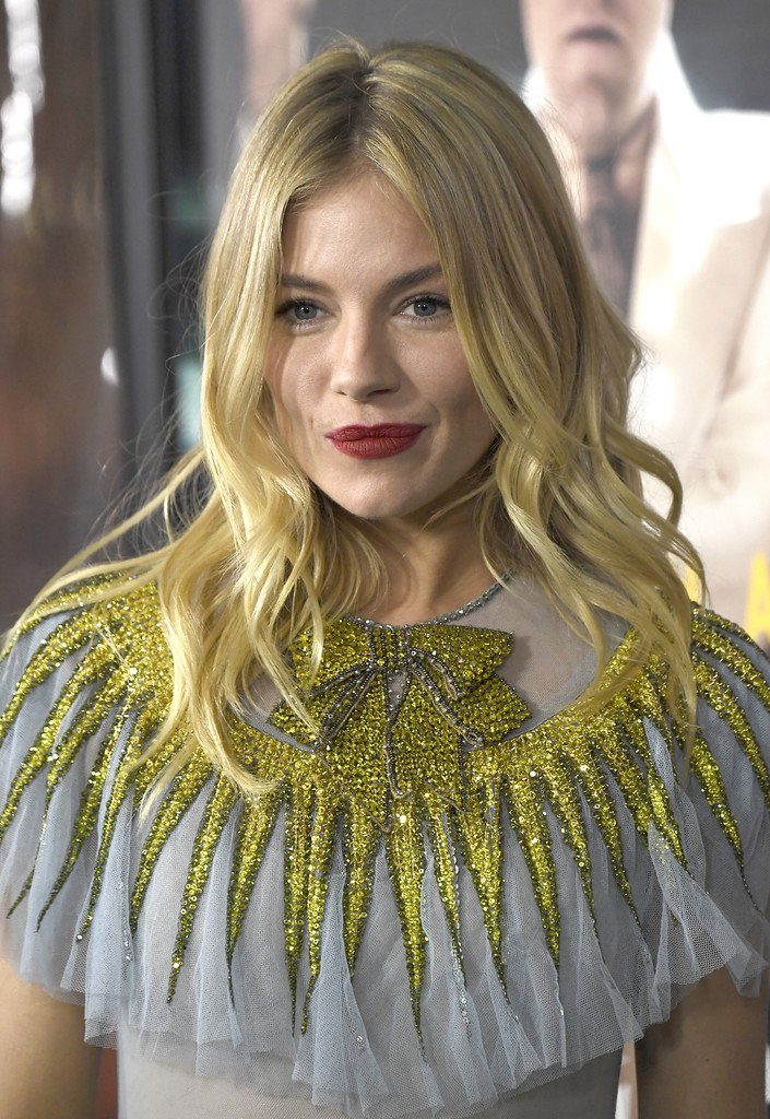 Sienna Miller In Gucci At Live By Night LA Premiere