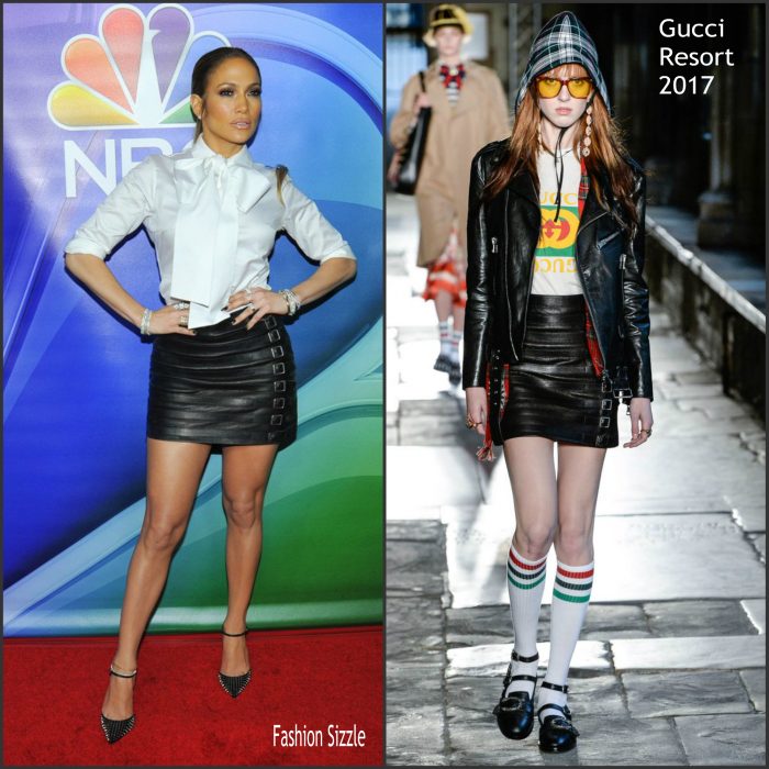 Jennifer Lopez In Gucci At the NBCUniversal Winter Tour - Fashionsizzle