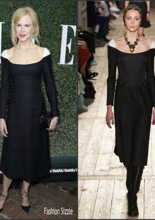 Nicole Kidman In Valentino At  Elle Women In Television 2017 Celebration