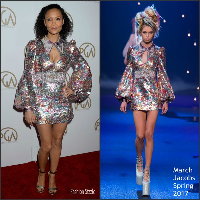 Great Outfits in Fashion History: Thandiwe Newton in Marc Jacobs