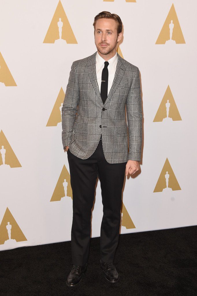 Ryan Gosling In Salvatore Ferragamo – 2017 Academy Awards Nominee ...
