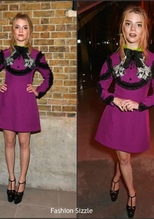 Anya Taylor-Joy In Gucci At Gucci And GQ’s “The Performers” Party