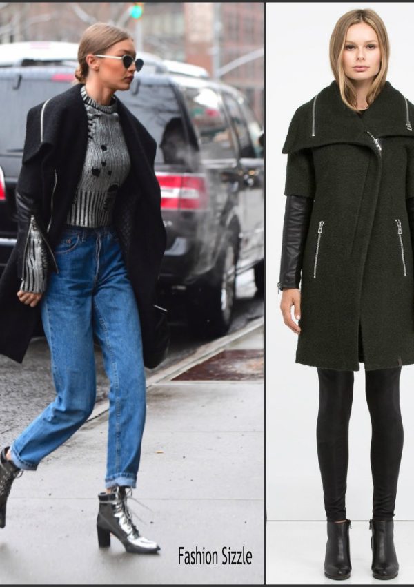 Gigi Hadid In  Rudsak Coat – Out In New York
