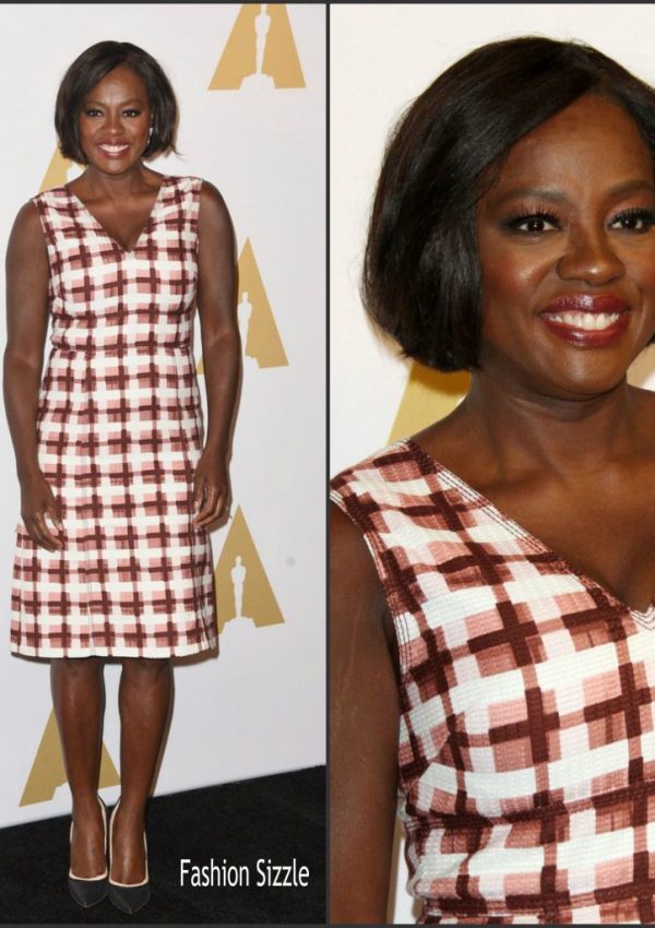 Viola Davis  In Bottega Veneta  – 2017 Academy Awards Nominee Luncheon