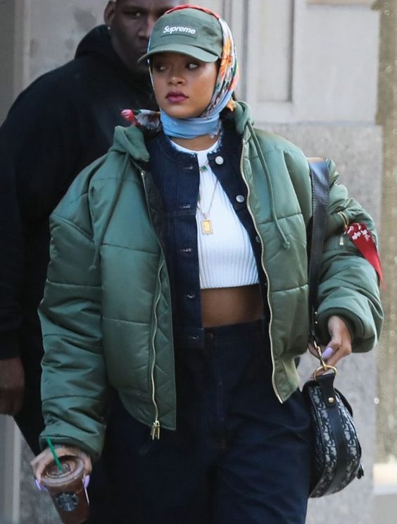 Rihanna In Supreme Hat, Vetements x Alpha Industries Jacket – Out In New York | Digital Magazine