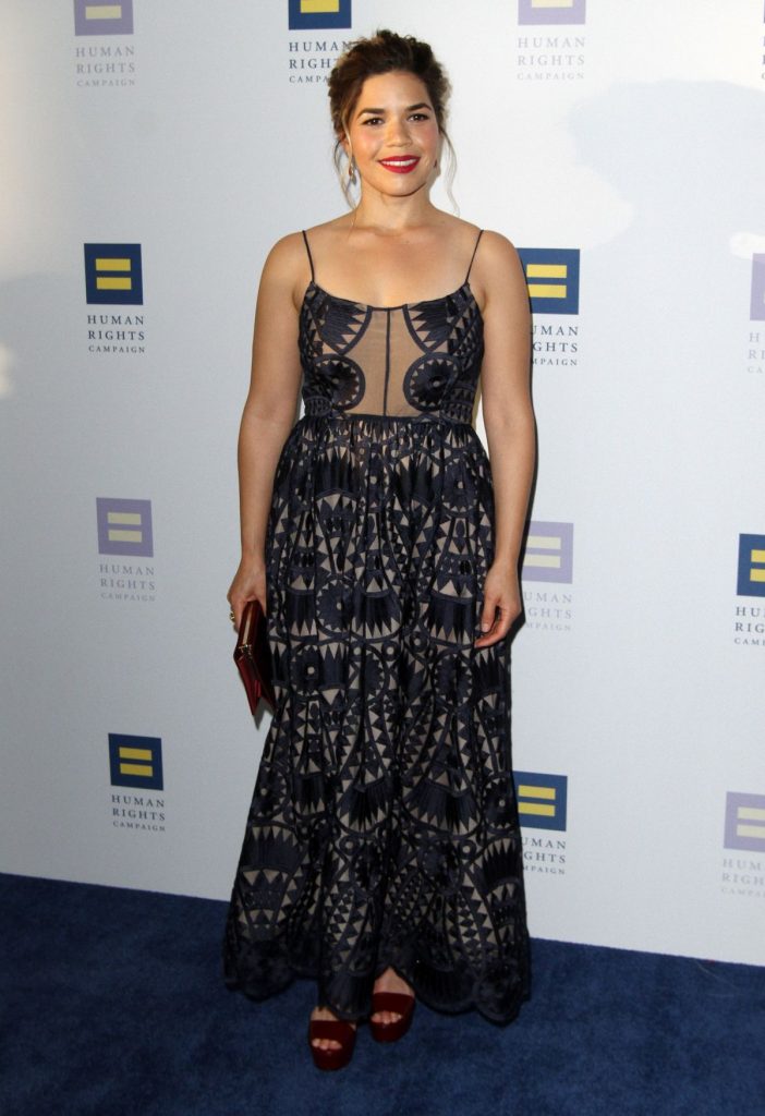 America Ferrera In Stella Nolasco – The Human Rights Campaign Gala ...