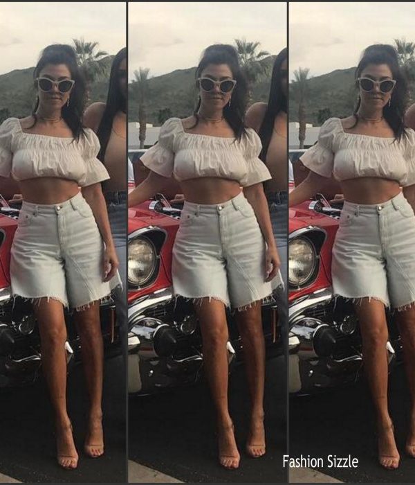Kourtney Kardashian  In Blumarine – Instagram Pic