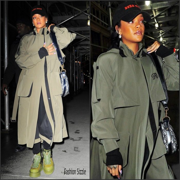Rihanna  In  Ulyana Sergeenko –  Out In New York