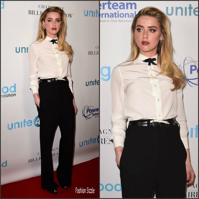 Amber Heard  attends  Unite4: Humanity Gala In LA