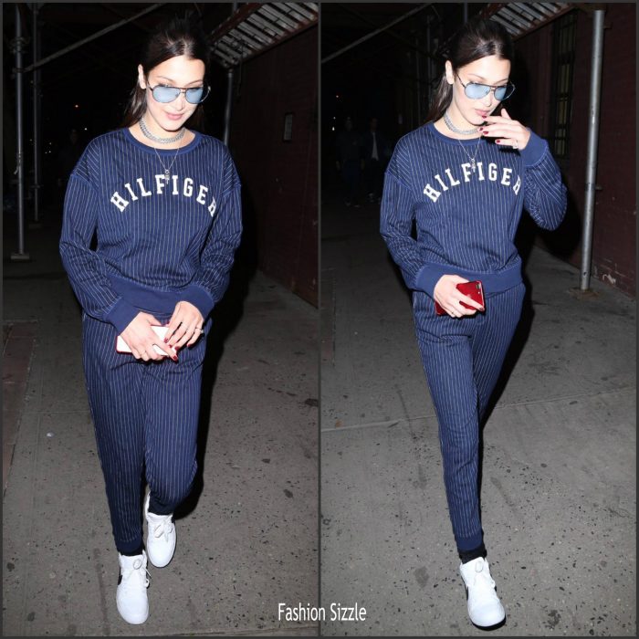 Bella  Hadid In   Tommy Hilfiger – Out In New York