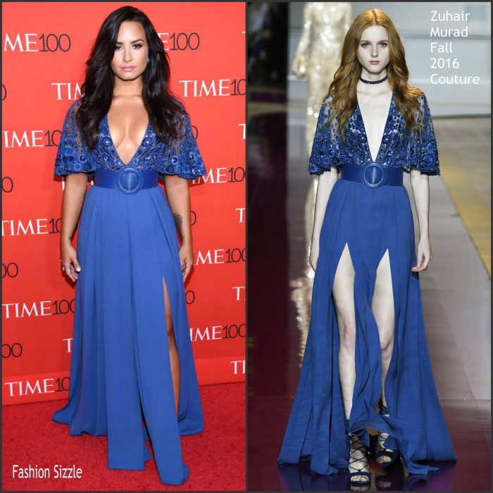 Demi Lovato In Zuhair Murad Couture  At 2017 Time 100 Gala