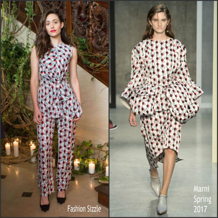 Emmy Rossum In Marni  At  Free Arts NYC 18th Annual Art Auction