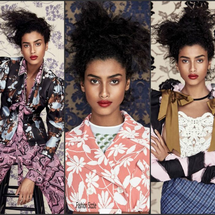 Imaan Hamman First  Black  Model To Cover Vogue China  & Japan