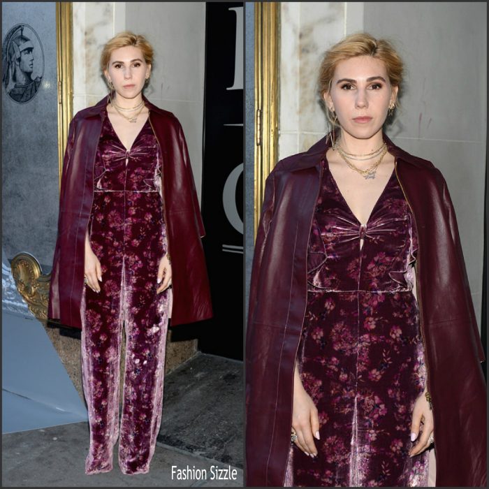 Zosia Mamet In Rebecca Taylor – American Express Celebrates the New Platinum Card With Hamilton Takeover Experience