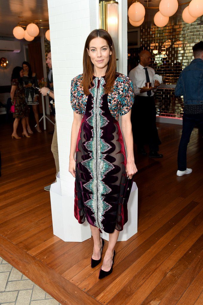 Michelle Monaghan In Mary Katrantzou At Hulu Upfront Brunch - Fashionsizzle