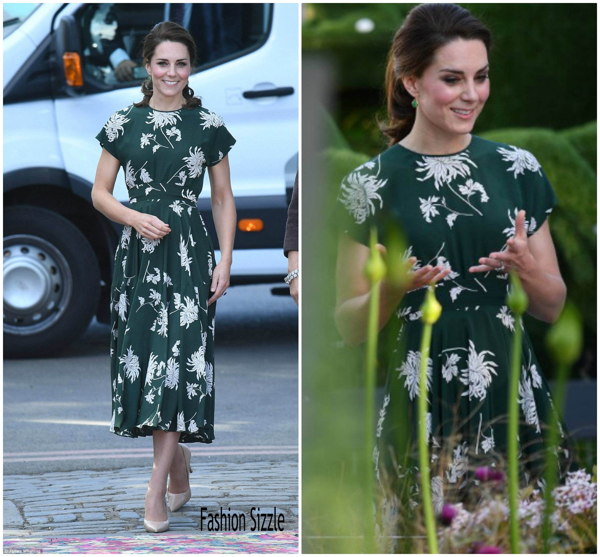 Catherine, Duchess of Cambridge In Rochas At The Chelsea Flower Show ...