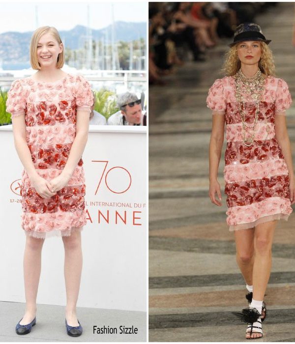Ekaterina Samsonov   In Chanel -“You Were Never Really Here” Cannes Film Festival  Photocall