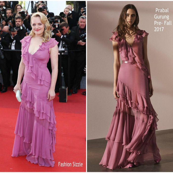 Elisabeth Moss  In Prabal Gurung – ” The Beguiled” Cannes Film Festival Premiere