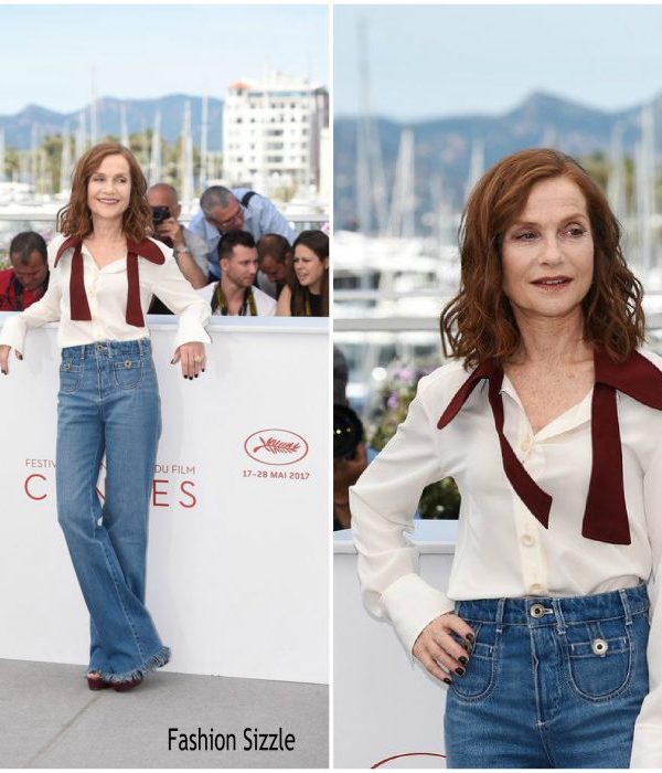 Isabelle Huppert  In Chloé – Claires Camera Cannes Film Festival Photocall