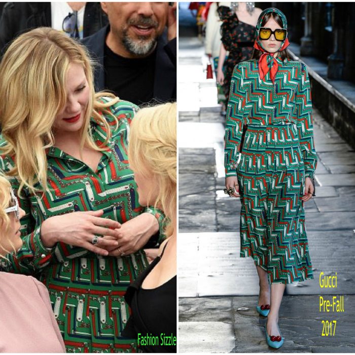 Kirsten Dunst In Gucci –  70th Anniversary Cannes Film Festival Photocall