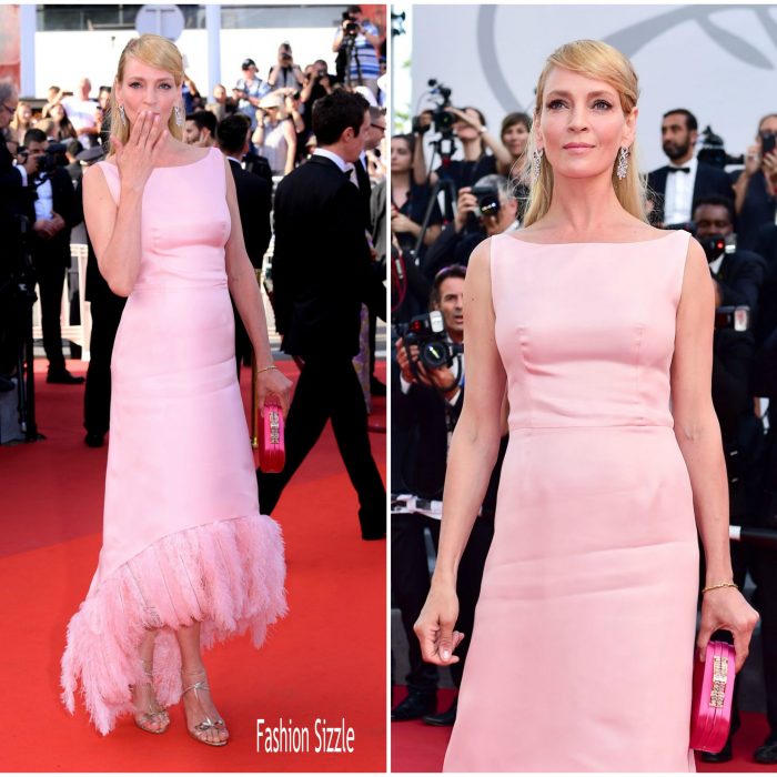 Uma Thurman  In Prada  – Cannes Film Festival 70th Anniversary Celebration