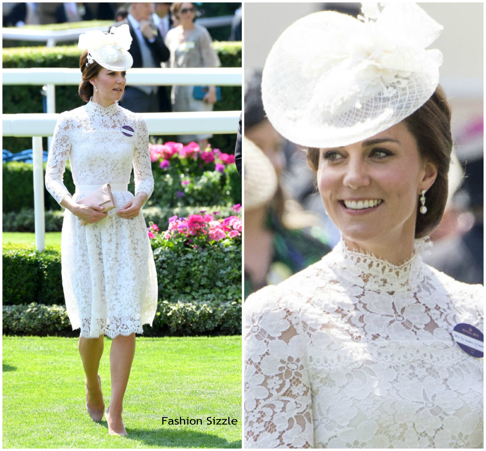 Catherine, Duchess of Cambridge In Alexander McQueen – Royal Ascot 2017 ...