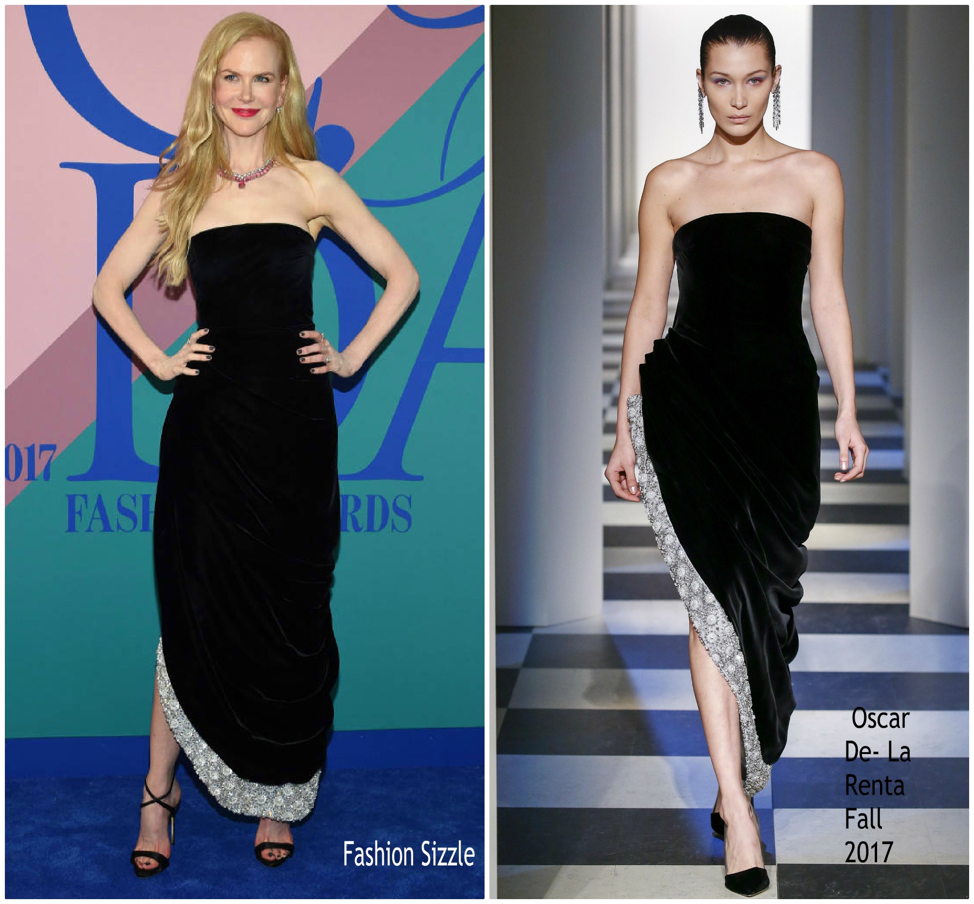 Nicole Kidman In Oscar de la Renta – 2017 CFDA Fashion Awards - Fashion ...