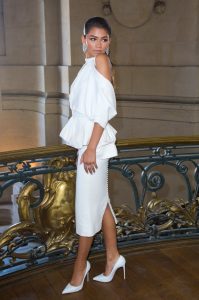Zendaya Coleman at Ralph & Russo Fall 2017 Couture Show