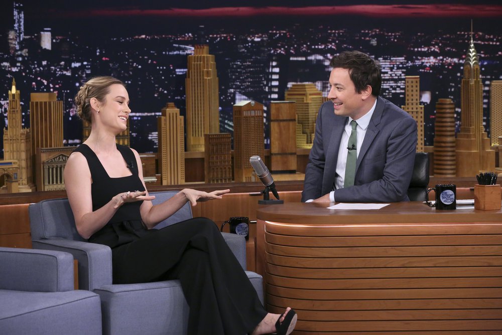 Brie Larson In A.L.C. At The Tonight Show Starring Jimmy Fallon.