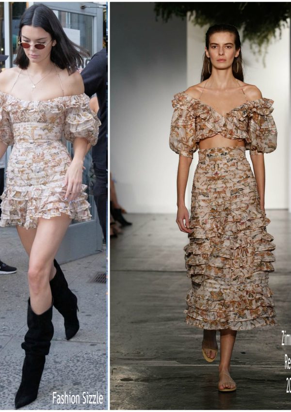 Kendall Jenner In  Zimmermann  – Out In New York