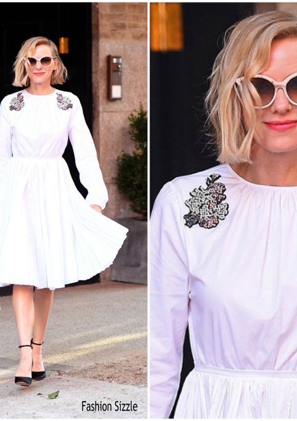 Naomi Watts  in Rochas Out In New York