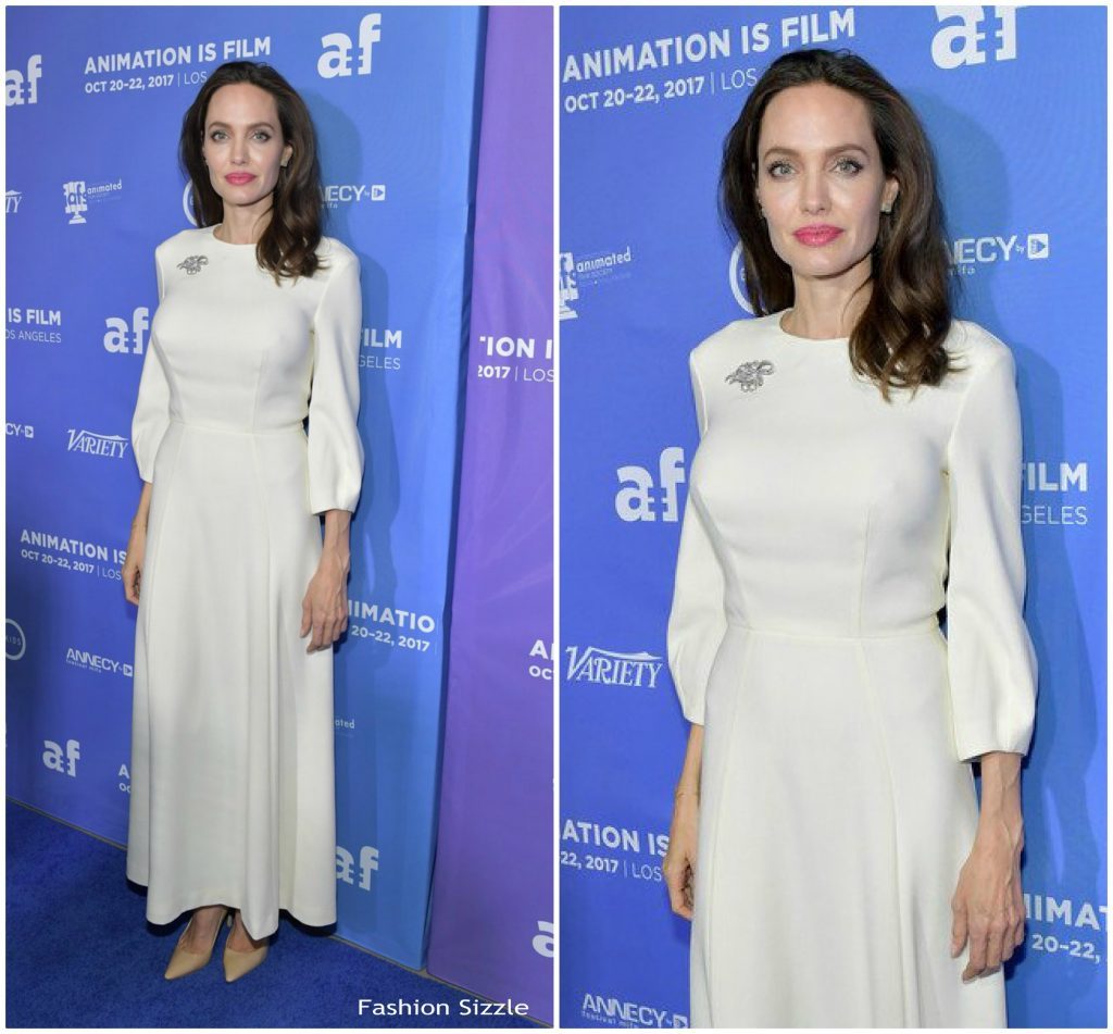 Angelina Jolie In Ulyana Sergeenko – Gkids’ ‘The Breadwinner’ Premiere