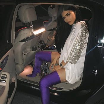 Kylie-Jenner-purple-Balenciaga-stretch-boots
