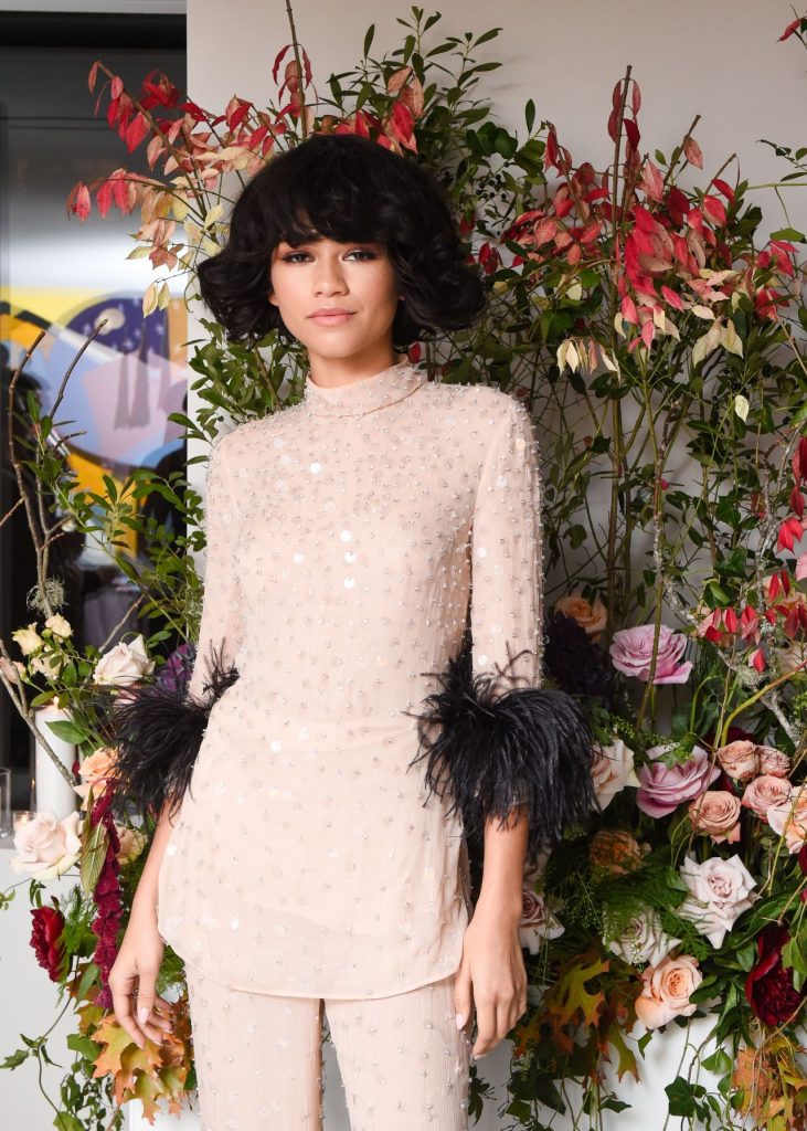 Zendaya Coleman In Prada At The Pre Glamour Women Of The Year