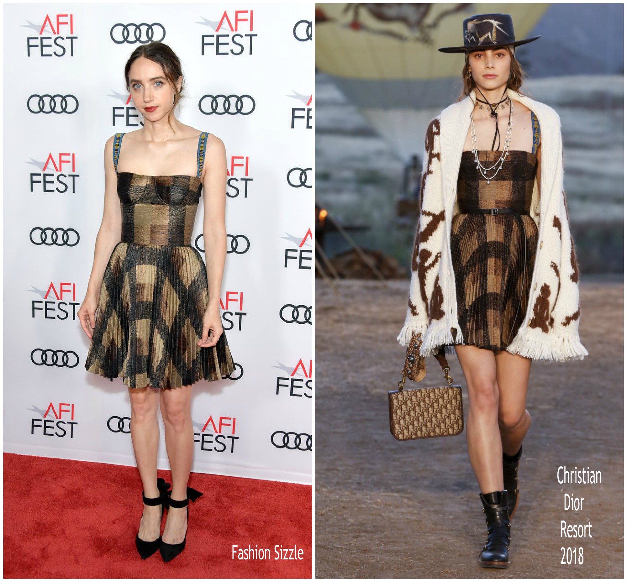 Zoe Kazan in Dior – ‘Call Me By Your Name’ AFI FEST 2017 Screening