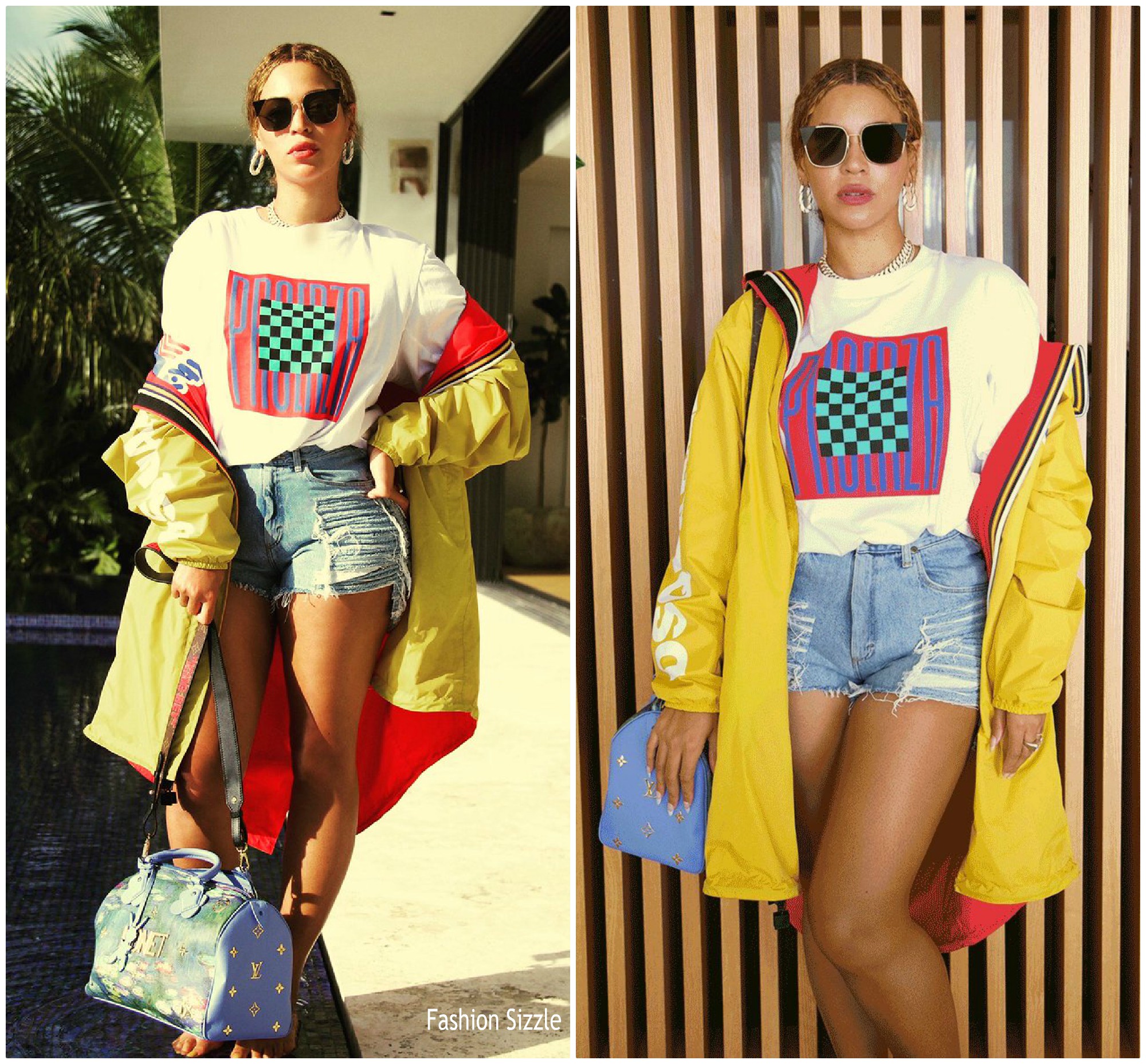 Beyoncé  In  Proenza Schouler  & DSquared2 – Instagram Pic