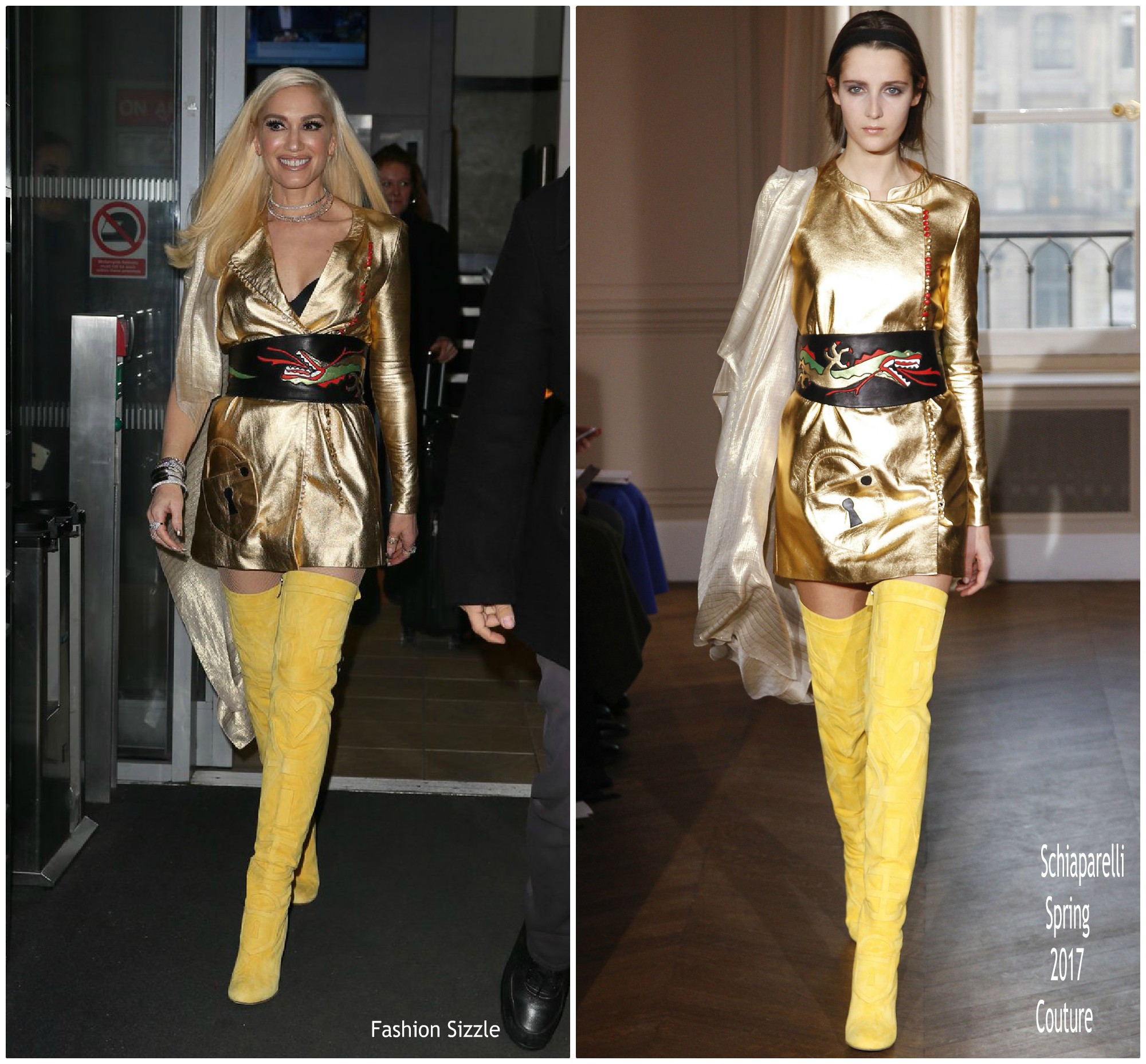 Gwen Stefani In Schiaparelli Couture – BBC Studios