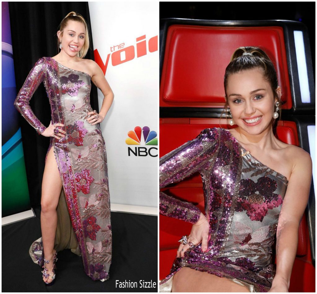 List 92 Pictures Pictures Of Miley Cyrus On The Voice Stunning