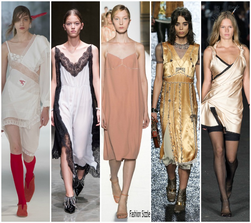 Spring 2018 Runway Fashion Trend –  Camisole Dresses