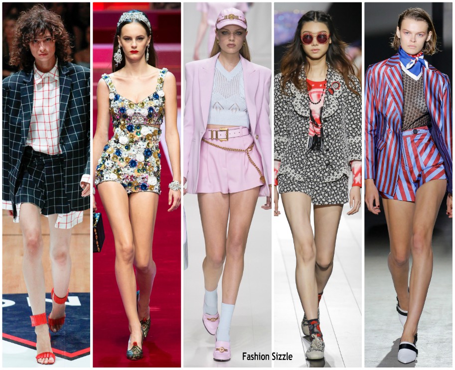 Spring 2018 Runway Fashion Trend –  Short Suits