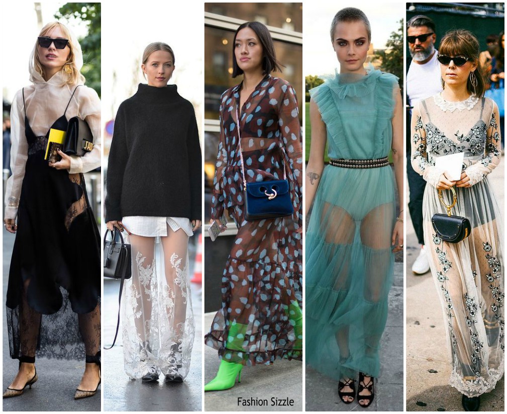Street Style Sheer Fashion Trend 2017