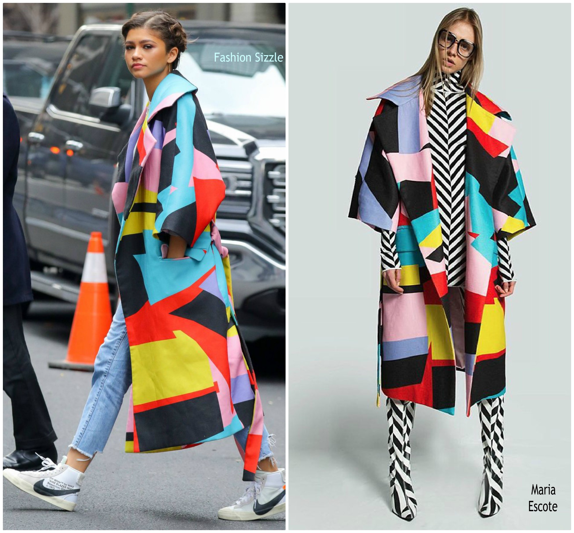 Zendaya  In Maria Escote  – “The  Late Late Show with James Corden”
