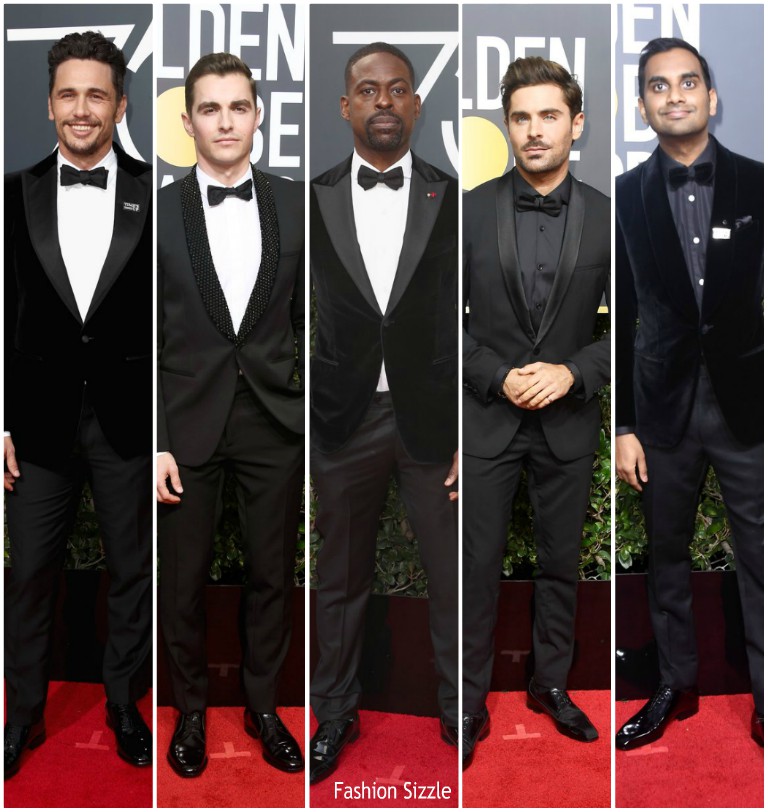 2018 Golden Globe Awards Menswear Redcarpet