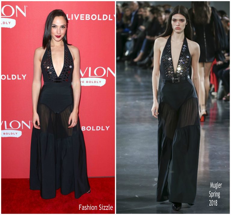 Gal Gadot In Mugler @ Revlon’s ‘Live Boldly’ Campaign Launch ...