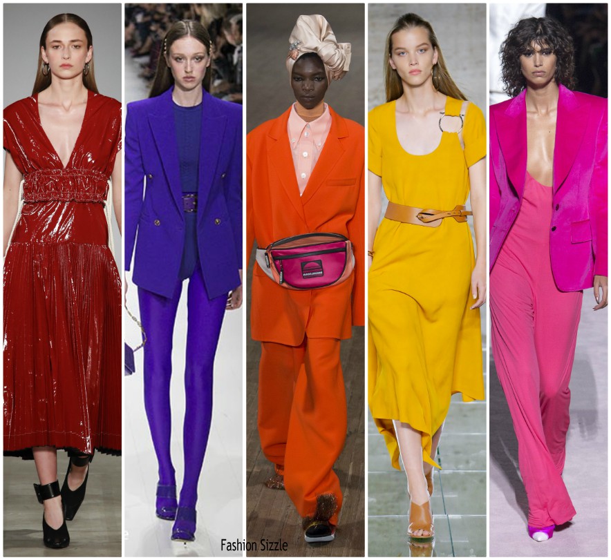 Spring 2018 Runway Fashion Trend –  Bold Colors