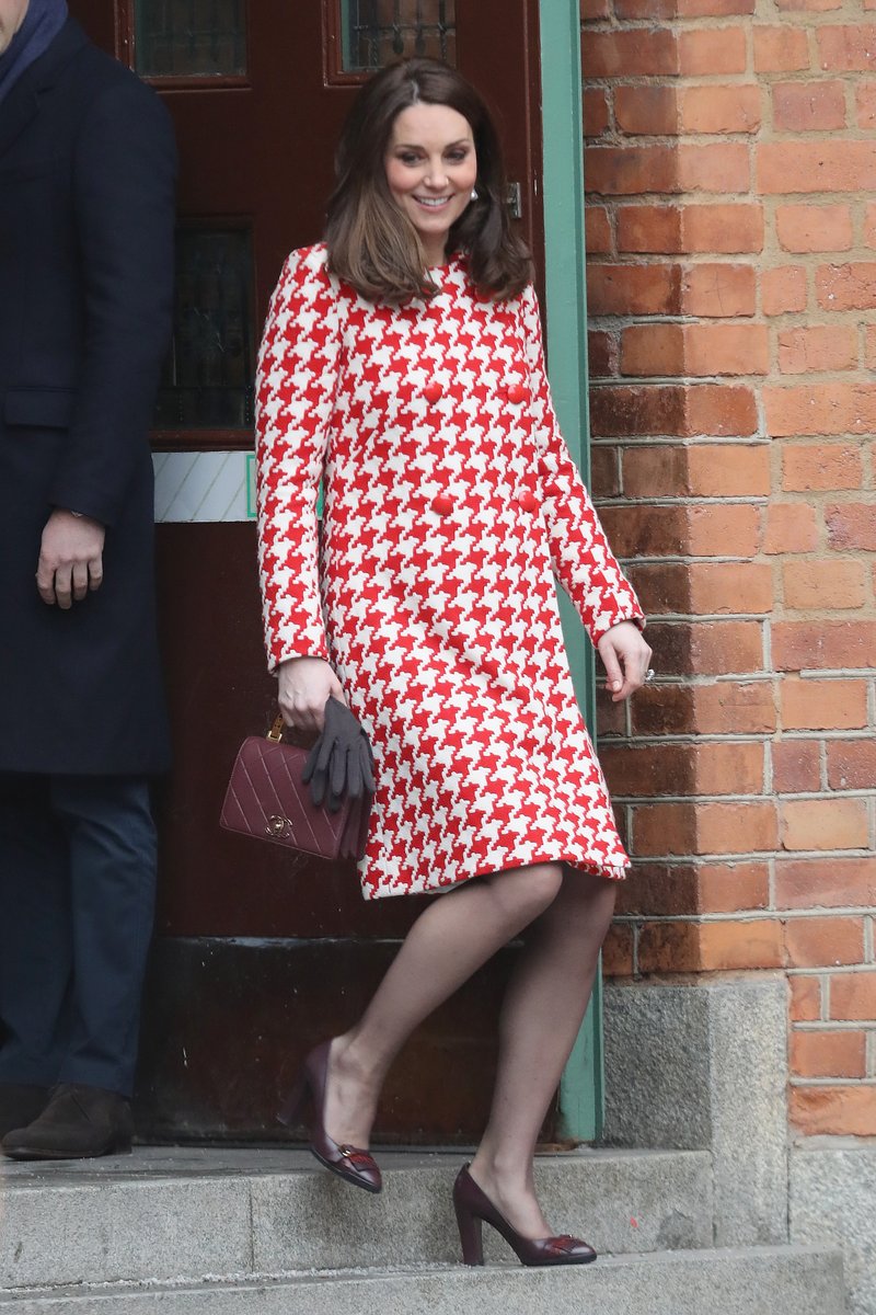Duchess of Cambridge pays Homage to Princess of Wales In Houndstooth Jacket