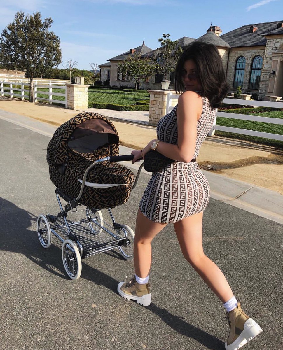 Kylie Jenner In Fendi – Instagram Pic